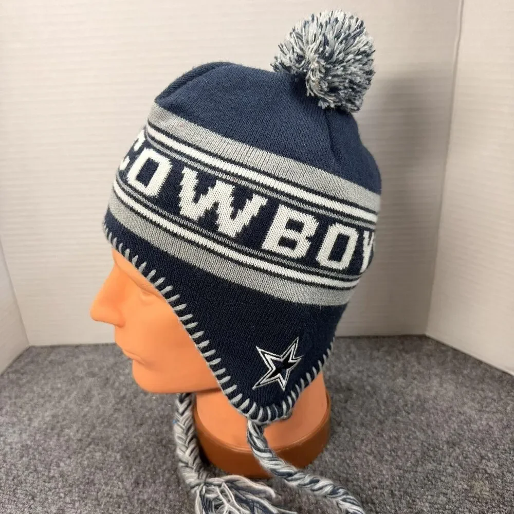 Dallas Cowboys Hat Cap Youth One Size Blue Beanie NFL Football Team Apparel